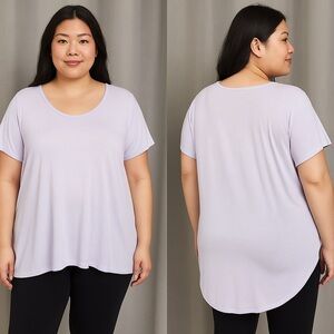 Old Navy 3X Lavender Hi-Low T-Shirt